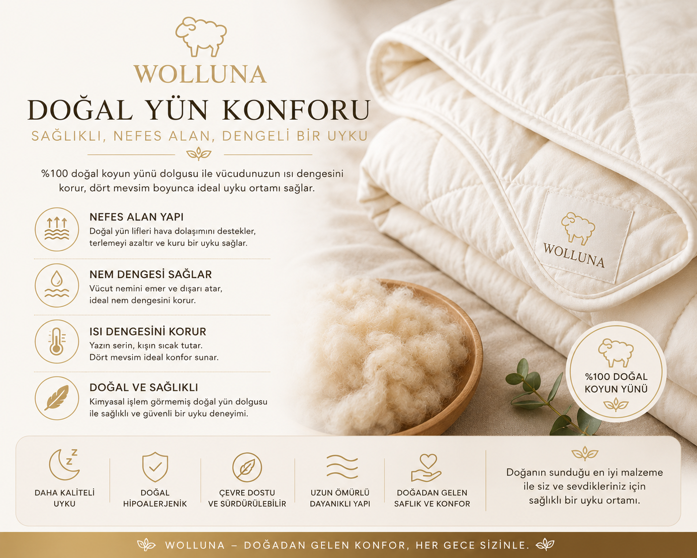 WOLLUNA yün dokusu